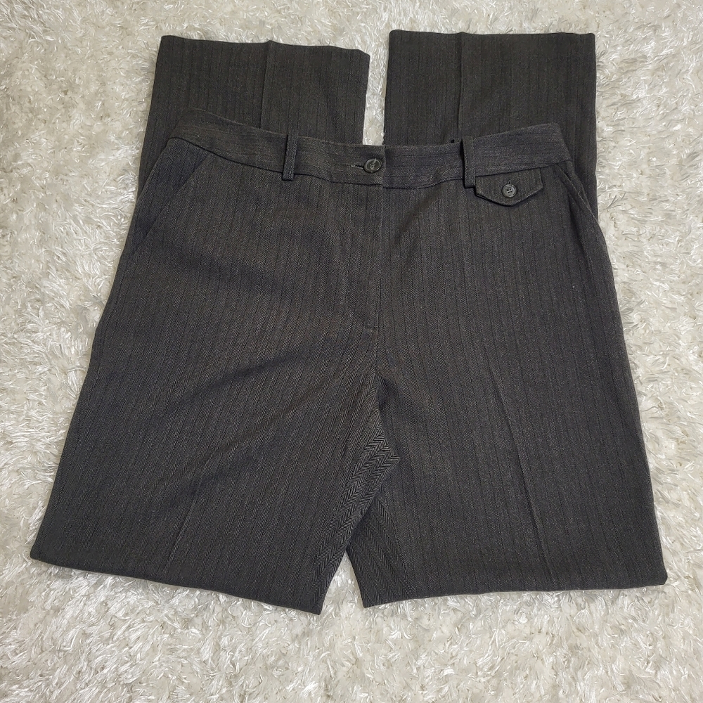East 5th Women's Dress Career Pants, Dark Gray, Size 10